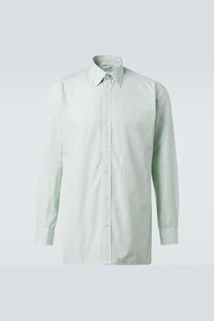 Charvet Camicia in popeline di cotone a righe