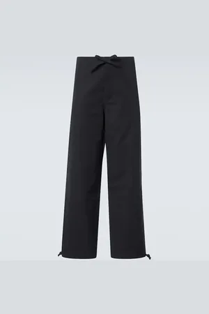 VISVIM Pantaloni a gamba larga in cotone