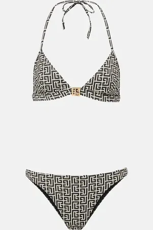 Balmain Bikini con monogramma