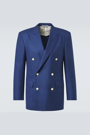 Dunhill Blazer doppiopetto in cashmere
