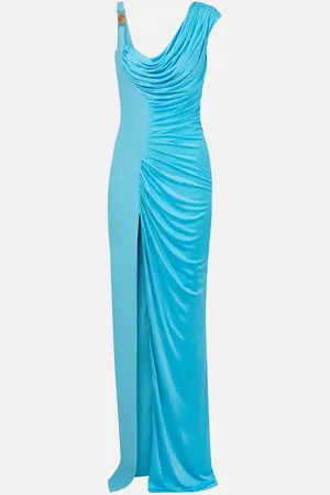 VERSACE Abito lungo Medusa drappeggiato