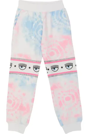MONNALISA Pantaloni sportivi tie-dye in jersey