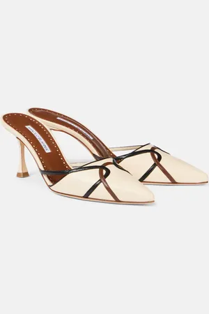 Manolo Blahnik Mules Ragheb 70 in pelle
