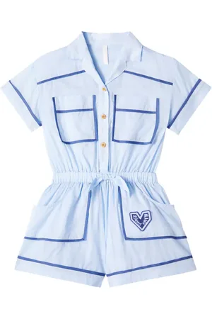 ZIMMERMANN Jumpsuit corta Rhiannon in cotone