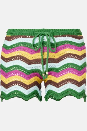 Bananhot Shorts Kim in crochet di misto cotone