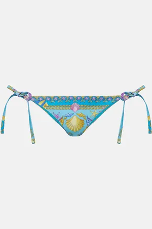 VERSACE Slip bikini con stampa
