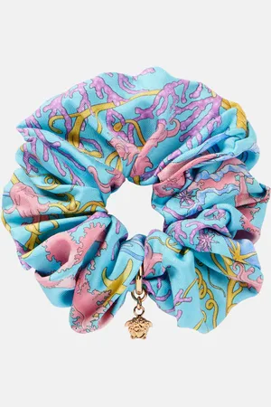 VERSACE Scrunchie Underwater Barocco in seta