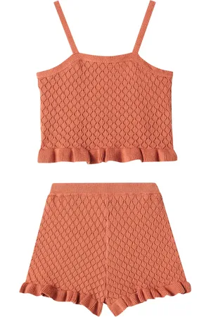 Rylee + Cru Top e shorts in crochet di cotone