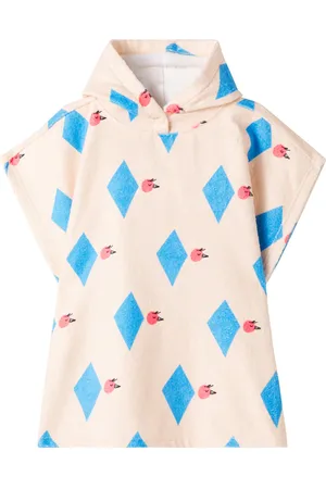 Jelly Mallow Poncho Diamond Bird in spugna