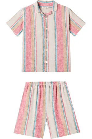 Konges Sløjd Konges Sløjd Camicia e shorts Venice in misto lino