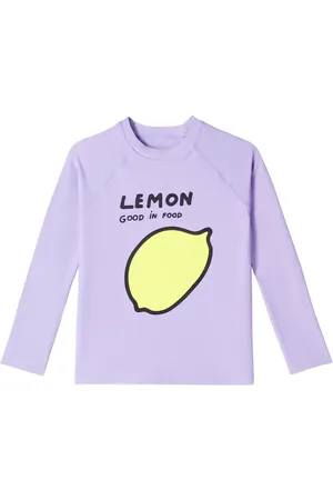 Jelly Mallow Top anti-UV Lemon con stampa