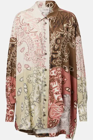 The Attico Camicia oversize Bandana in mussola