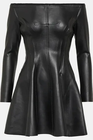 Norma Kamali Miniabito Grace in similpelle