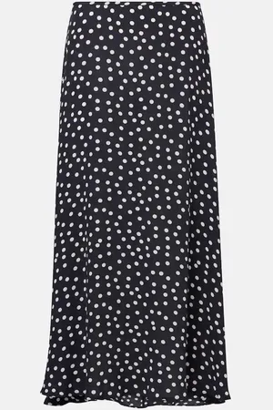 RIXO London Gonna midi Areza a pois