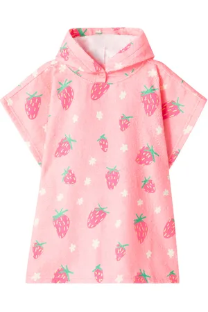 Jelly Mallow Poncho Strawberry in spugna