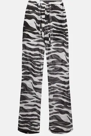 The Attico Pantaloni a gamba larga in cotone