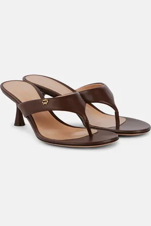 Gianvito Rossi Sandali infradito Ascent 55 in pelle