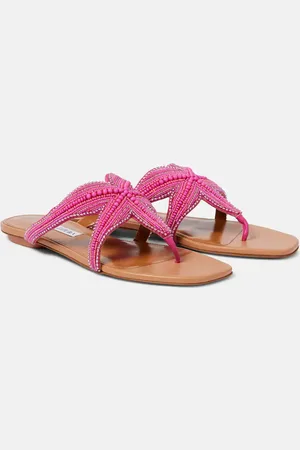 Aquazzura Sandali Reef Star in pelle