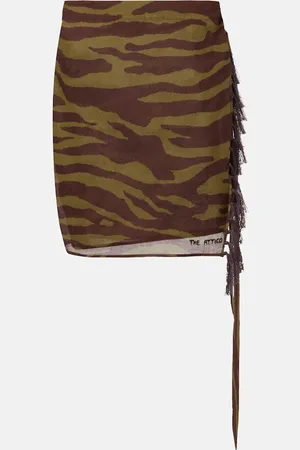 The Attico Copricostume in cotone con stampa