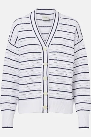 Varley Cardigan Antonia in cotone a righe
