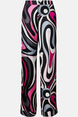 Puccini Pantaloni regular Marmo in twill di seta