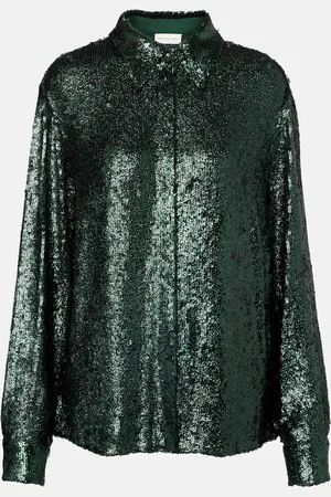 DRIES VAN NOTEN Camicia con paillettes