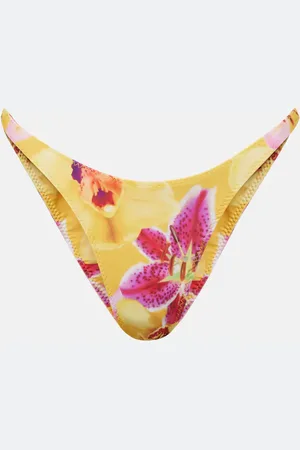 SAME Slip bikini anni ‘90 con stampa floreale