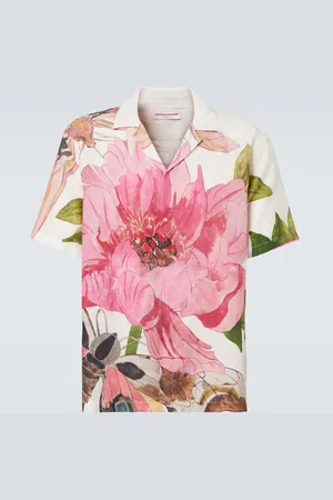 Orlebar Brown Camicia bowling Maitan in lino