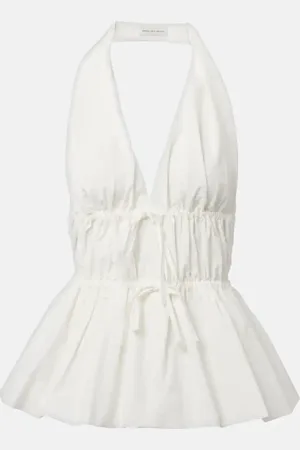 DRIES VAN NOTEN Top Ceana con scollo all’americana