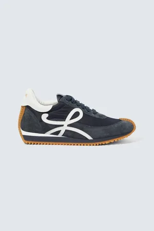 Loewe Sneakers Flow Runner con suede