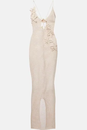 Bananhot Copricostume Hilsa in maglia traforata in lamé