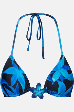 SAME Top bikini Island con applicazione floreale