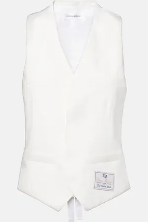 Victoria Beckham Gilet con cravatta
