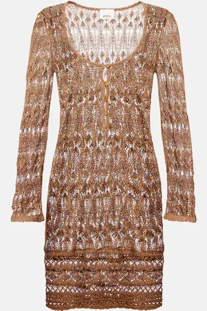 Isabel Marant Abito corto Pia in crochet