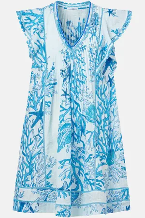POUPETTE ST BARTH Miniabito Camelia in cotone con stampa