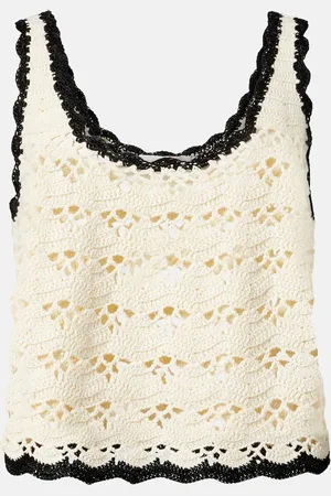 ZIMMERMANN Tank top Rhiannon in crochet di cotone