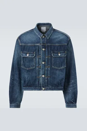 VISVIM Giacca di jeans cropped Social Sculpture 101X