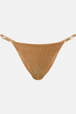 SAME Slip bikini Shell con applicazioni