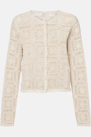 Frame Cardigan in crochet di cotone