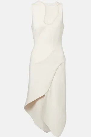 Salvatore Ferragamo Abito midi asimmetrico