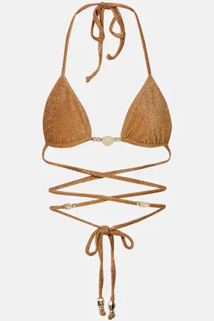 SAME Top bikini Shell con applicazioni
