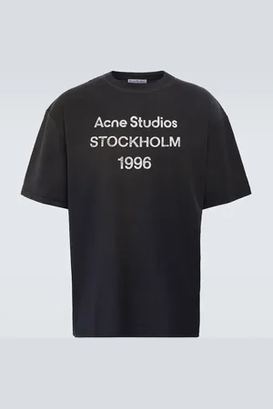 Acne Studios T-shirt in misto cotone con logo