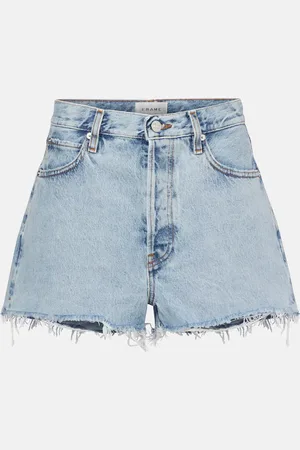Frame Shorts di jeans Dare a vita alta
