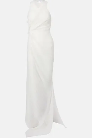 Victoria Beckham Abito lungo in misto cotone