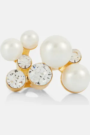 DRIES VAN NOTEN Anello con perle bijoux
