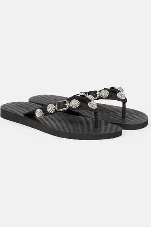 Balenciaga Sandali infradito con cristalli