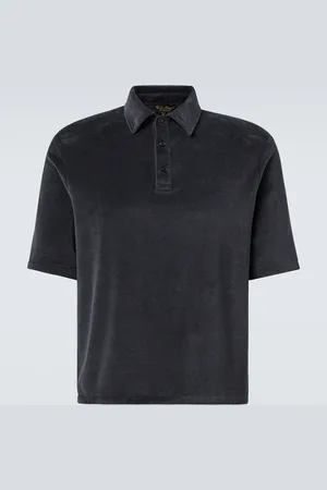 Loro Piana Polo Murano in velour di cotone e seta