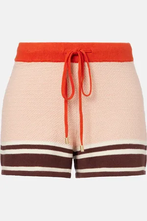 ZIMMERMANN Shorts Ascension in maglia di misto cotone