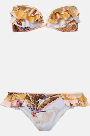ZIMMERMANN Bikini Ascension con stampa floreale