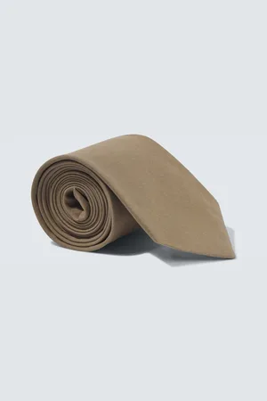 Auralee Cravatta Washed Finx in twill di cotone